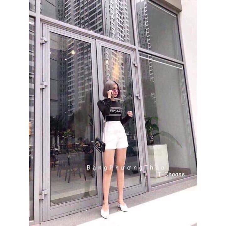 quần short chất vải tuyết mưa , quần đùi nữ D476