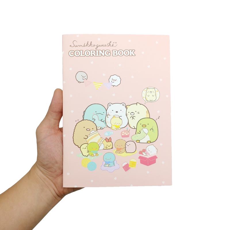 Sổ Tô Màu Sumikko Gurashi - Magic Channel Ver.3 - Màu Hồng