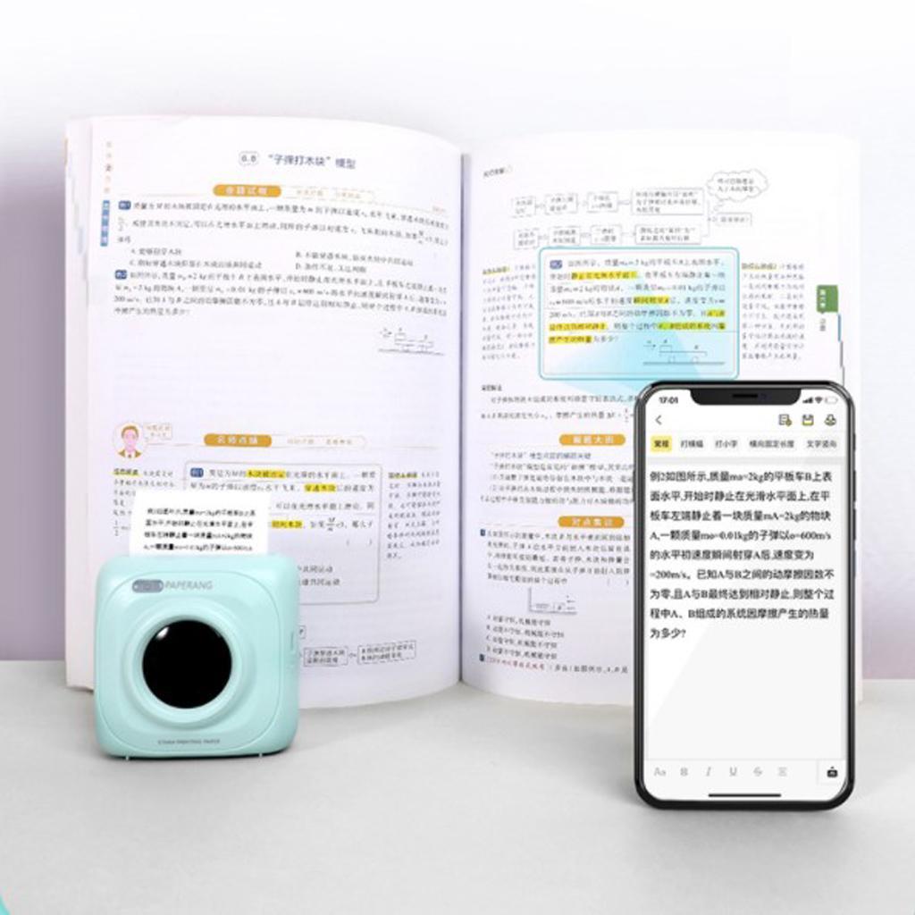 Wireless Photo Label with 4 Roll Thermal Paper