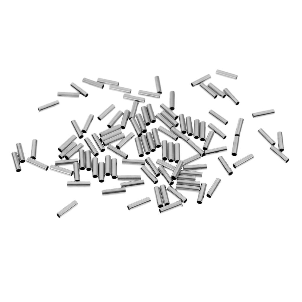 300Pcs Crimping Loop Sleeve Various Single Copper Sleeves Fishing Tackle