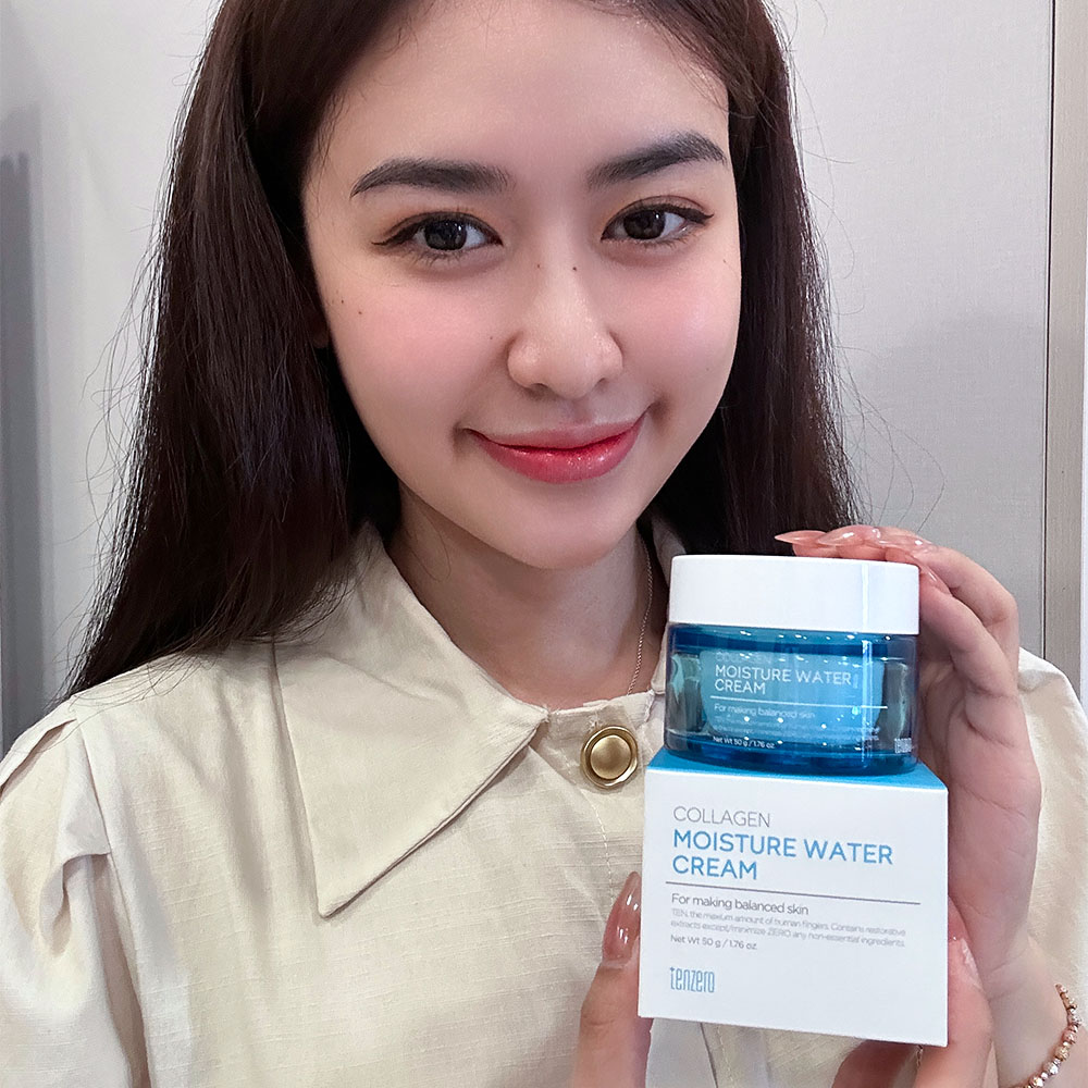 Kem Dưỡng Ẩm Sáng Da, Chống Lão Hóa, Săn Chắc Tenzero Collagen Moisture Water Cream 50g