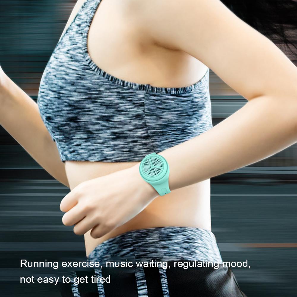 Loa Bluetooth TWS chống nước 2022 có vòng đeo tay không dây Âm thanh nổi Hi-Fi Thẻ TF Loa âm lượng lớn rảnh tay cho Android IOS Màu sắc: Đen