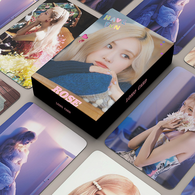 Set 55 lomo card Blackpink ROSE dễ thương 2023