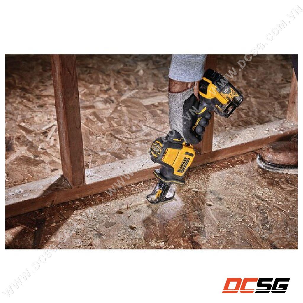 Máy cưa kiếm cầm 1 tay dùng pin 18/ 20Vmax DEWALT DCS369B (thân máy) | DCSG