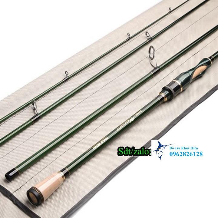 Cần lure Cemreo Mancans 4 khúc máy đứng 2m1 và 2m4 cần lure ngọn M