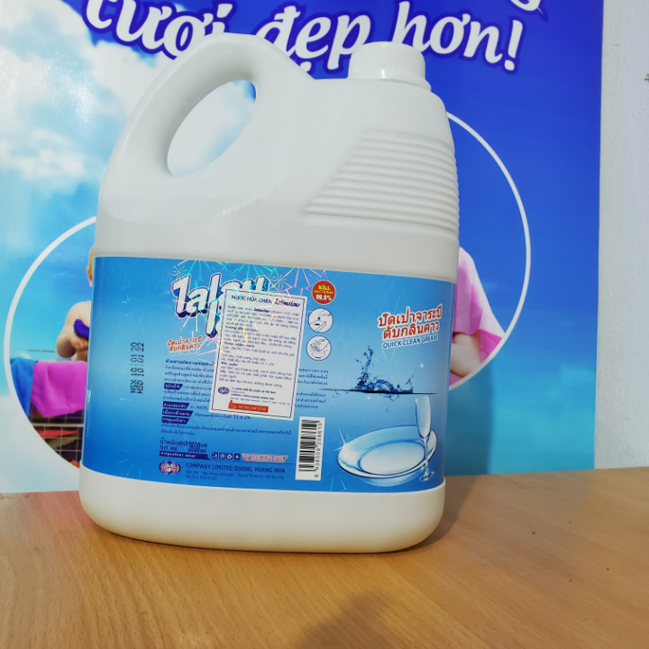 Nước rửa chén không mùi công nghê thái lan-talaulau 3600ml