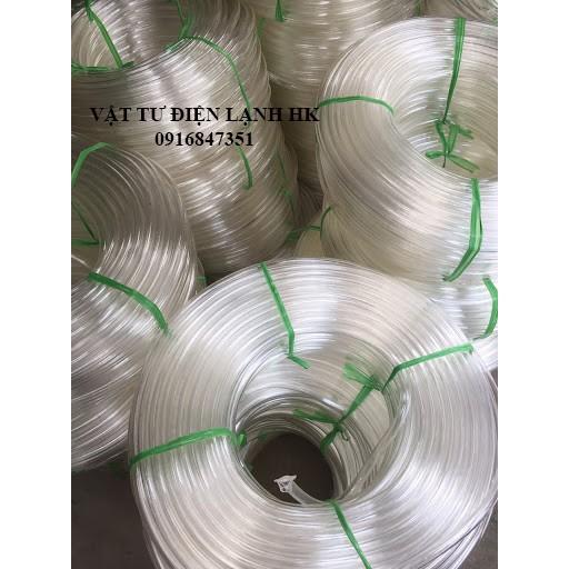 Ống dây tuy ô nhựa trong mềm phi 12, lắp bơm chìm bể cá, bơm quạt hơi nước,..