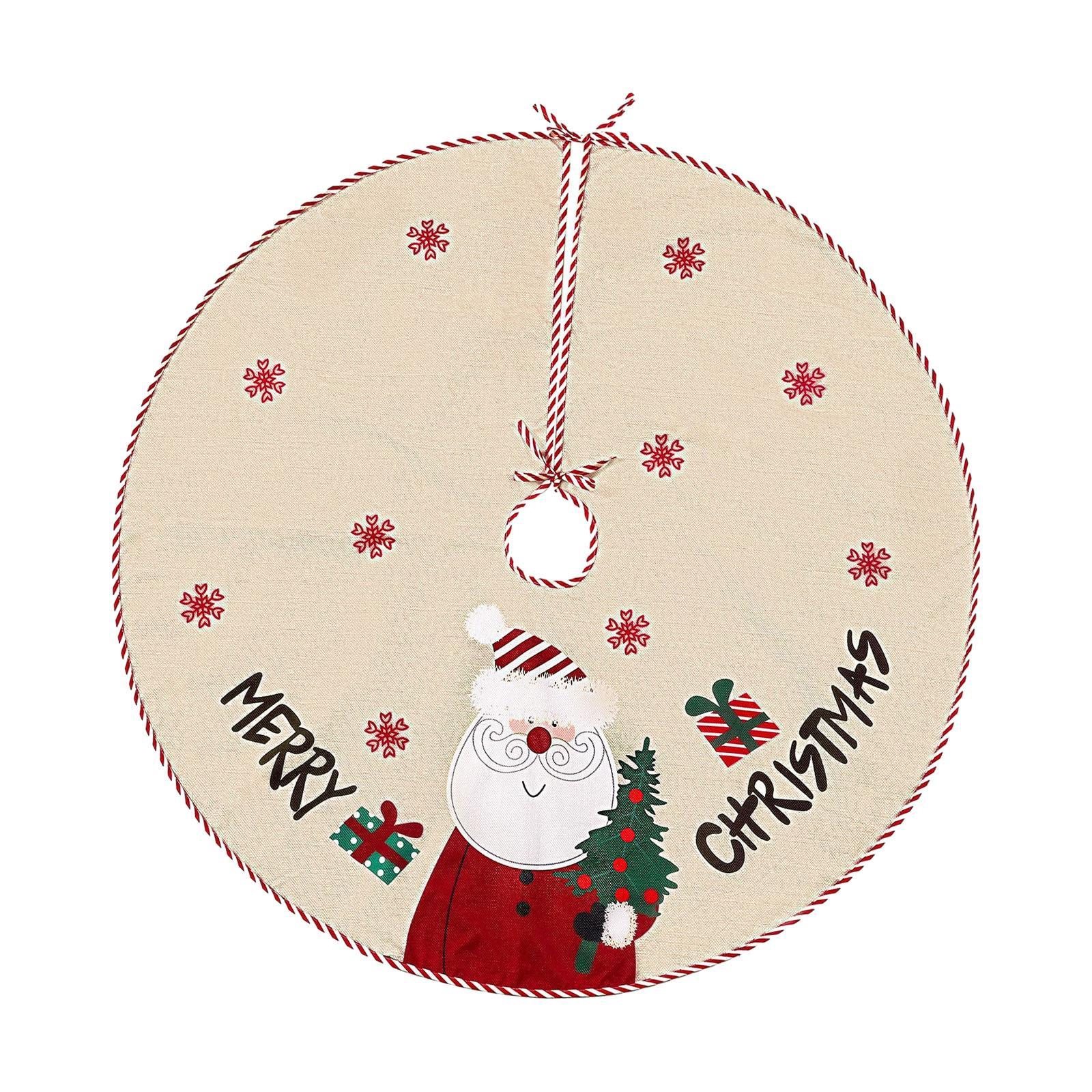 Christmas Tree Skirt Christmas Tree Apron for Valentine's Day Party New Year