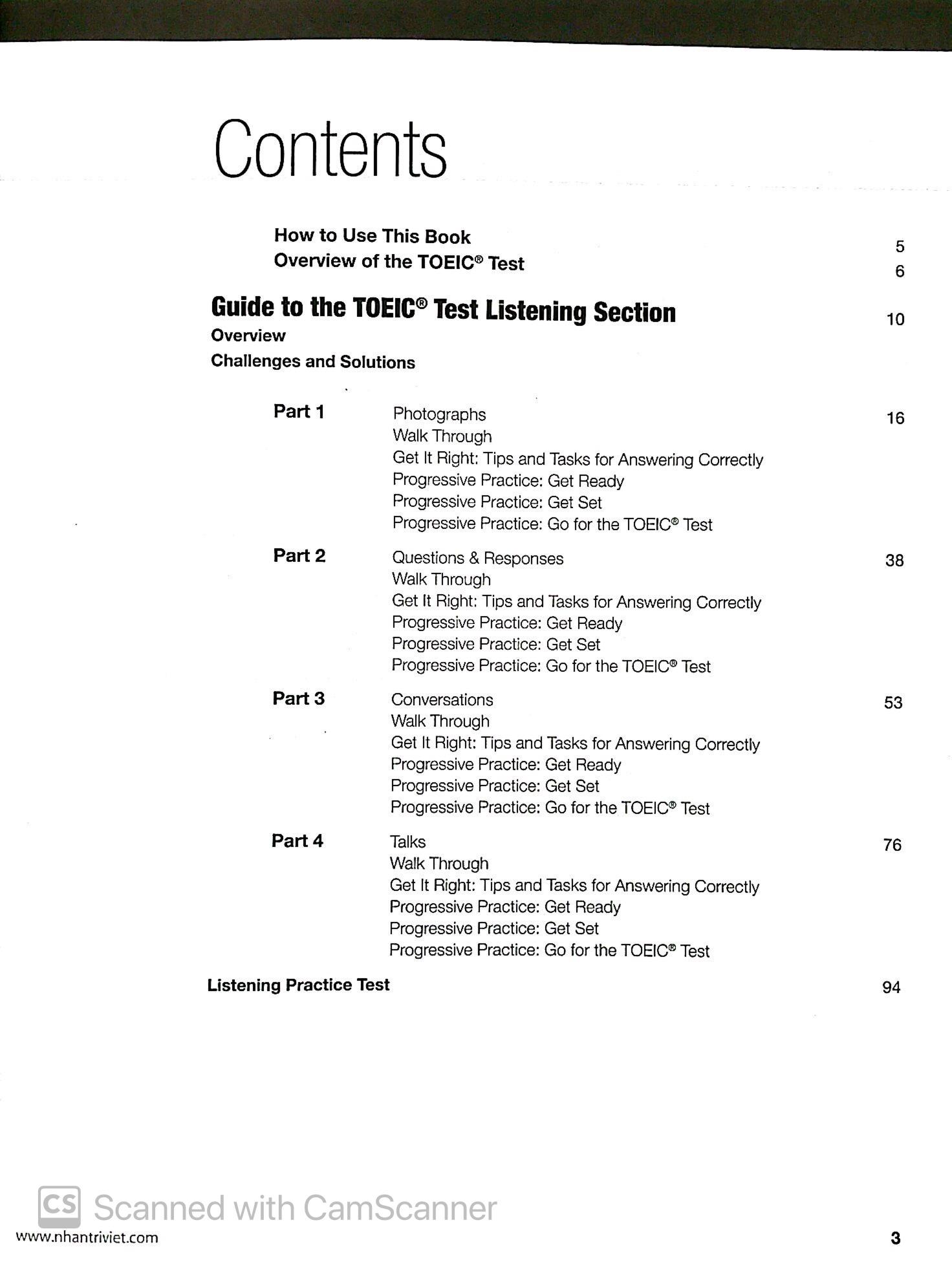 Sách Collins - Skills for the TOEIC Test - Listening And Reading