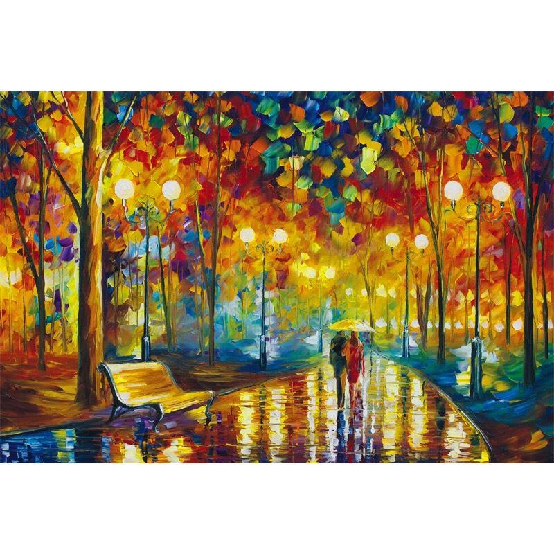 Tranh Ghép Xếp Hình 1000 Mảnh Jigsaw Puzzle, Màu Đẹp Sắc Nét Miếng Dày RandomCut 70x50cm CC98