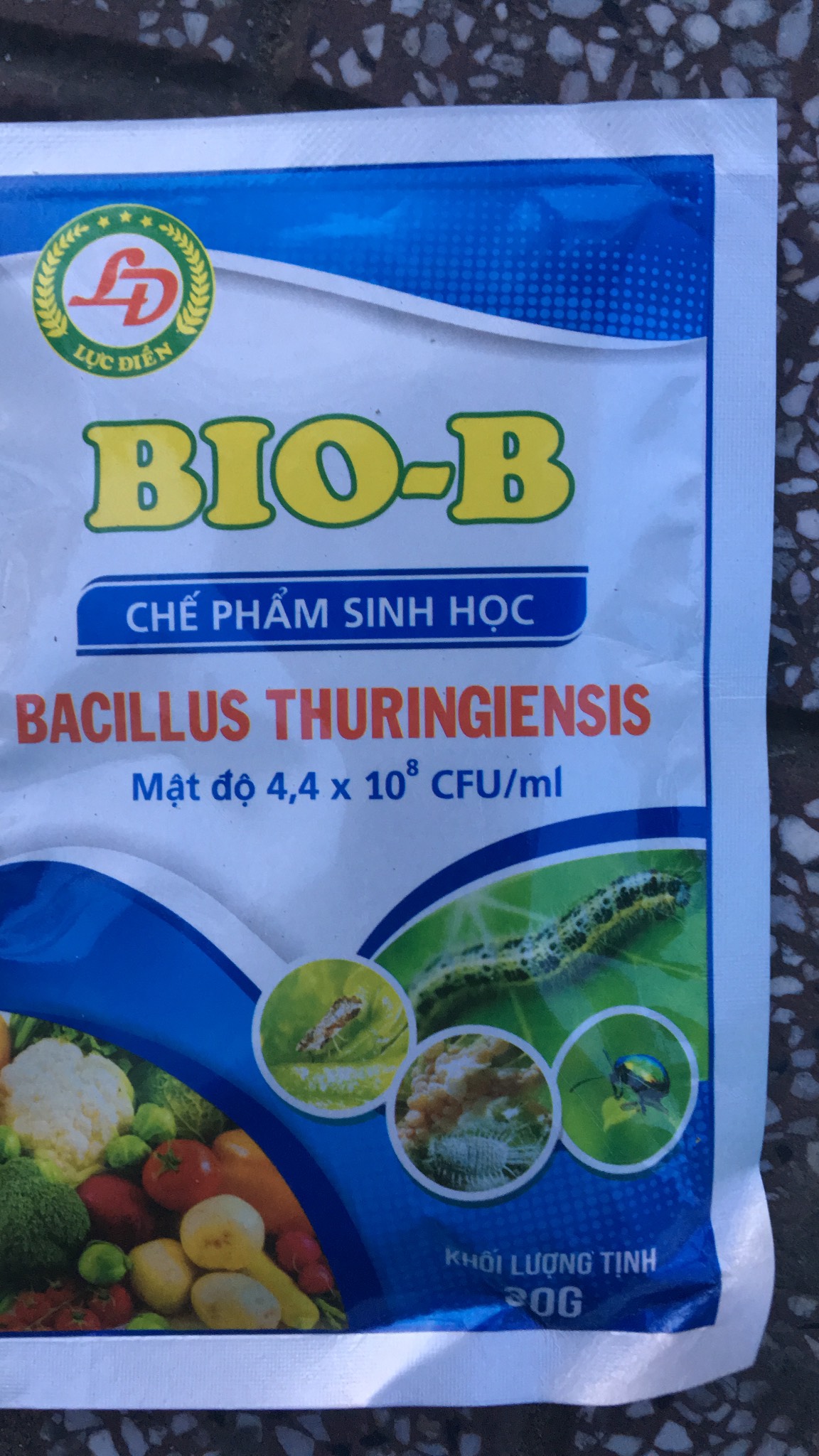 Chế phẩm sinh học BIO B diệt sâu gói 30Gr