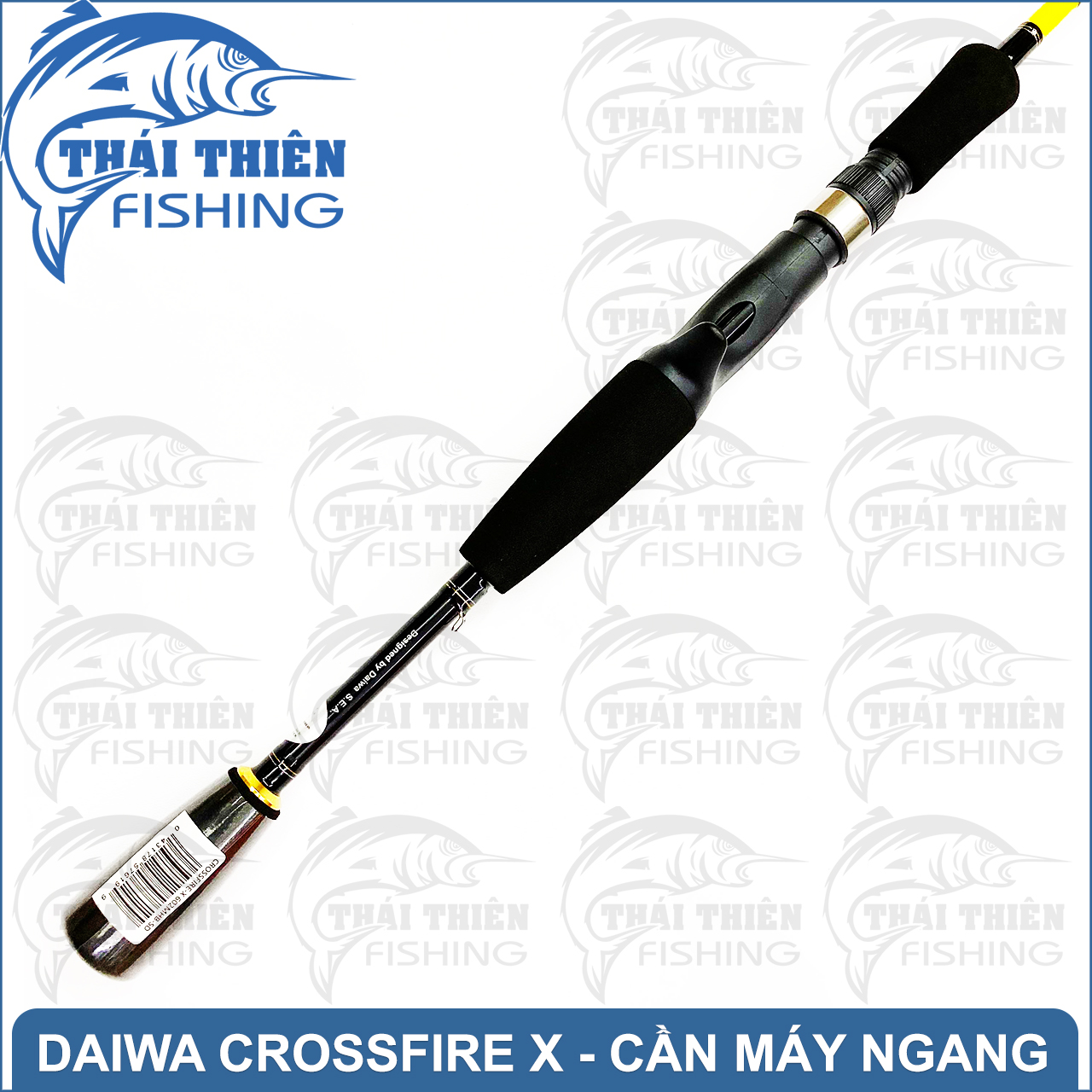 Cần Lure Máy Ngang Daiwa Crossfire X Dùng Câu Cá Lóc Chẽm Mú