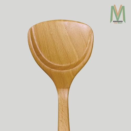 Xẻng Cán Dài Dùng Lật Chiên Xào Đảo Trở Thức Ăn - Đồ Gỗ Nhà Bếp