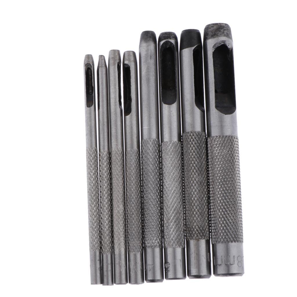 DIY Hollow Hole Leather Punch Cutting Craftstool Punch Cutter Tools for Belt
