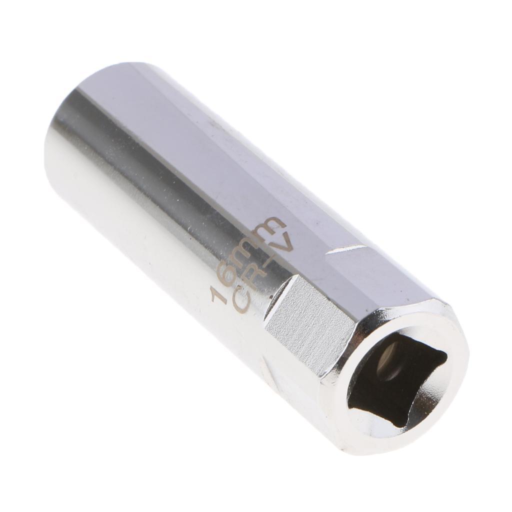 16mm Thin Wall 3/8inch Drive 12-point Spark Plug Socket Wrench Tool for