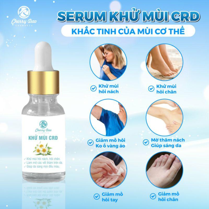 Serum khử mùi hôi nách tay chân bẹn khử mùi cơ thể,làm trắng da hiệu quả ngay từ lần đầu CRD