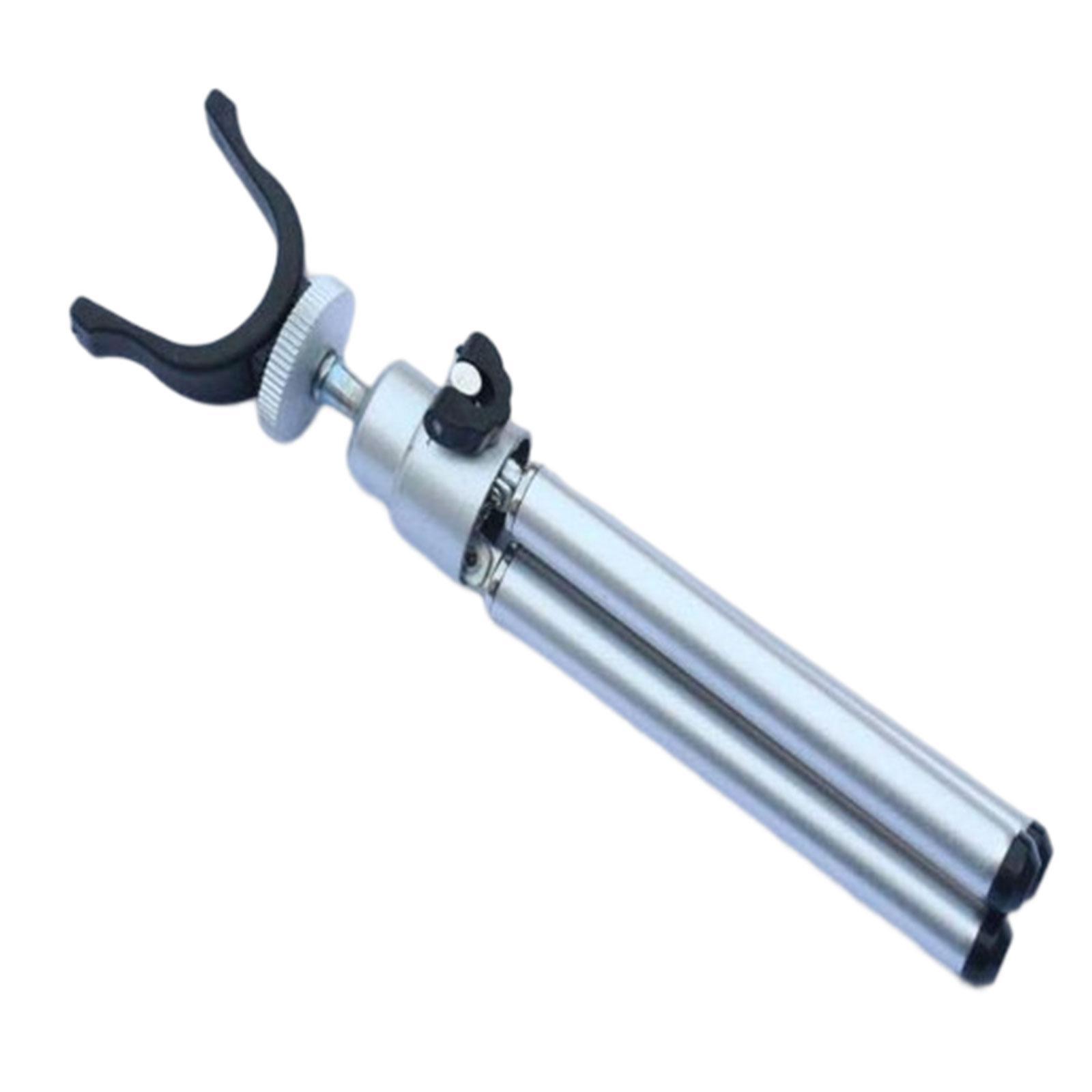 Fishing Pole Holder Ice Fishing Rod Tripod Alloy Fishing Gear Collapsible Folding Triangle Ice Fishing Rod Bracket Tripod Fishing Rod Holder