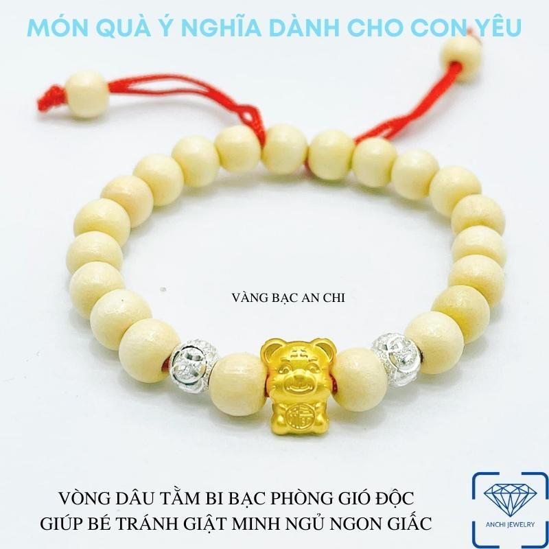 Vòng dâu tằm cho bé giúp bé ngủ tránh giật mình,Anchi jewelry