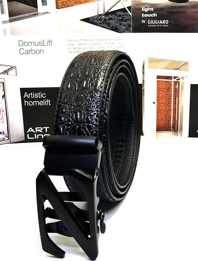 Thắt lưng/ dây nịt nam khóa tự động da cá sấu có hộp đựng theo kèm LOẠI 1