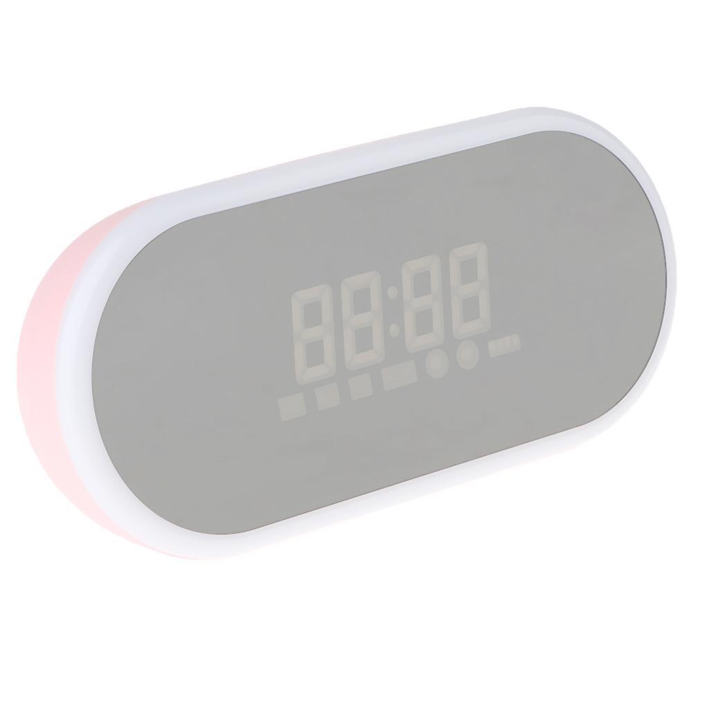 Portable Bluetooth Speaker LED Display Alarm Clock Supports TF Card