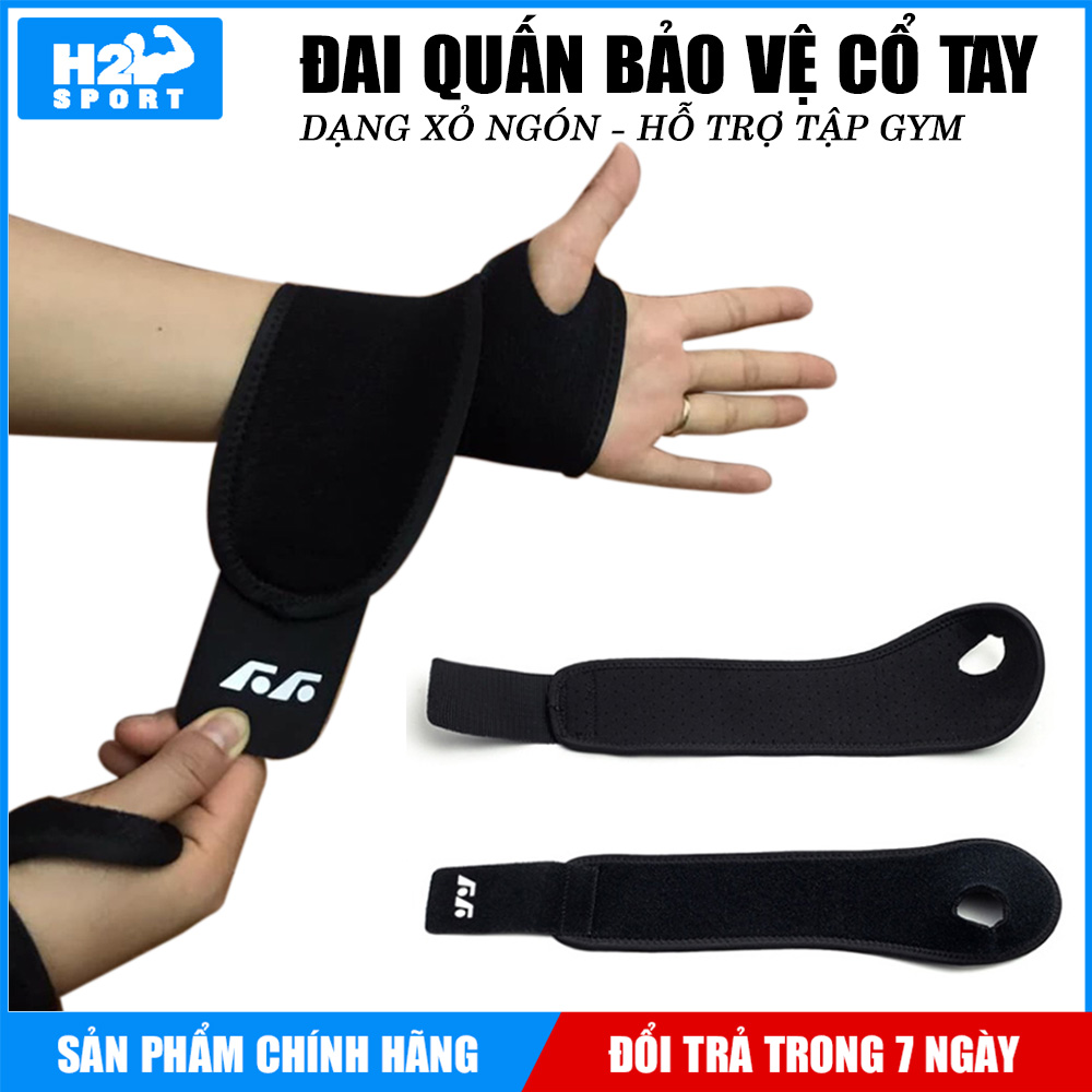 Quấn Cổ Tay Xỏ Ngón Bảo vệ cổ tay, tránh chấn thương cổ tay khi tập GYM, Yoga (1 Đôi )