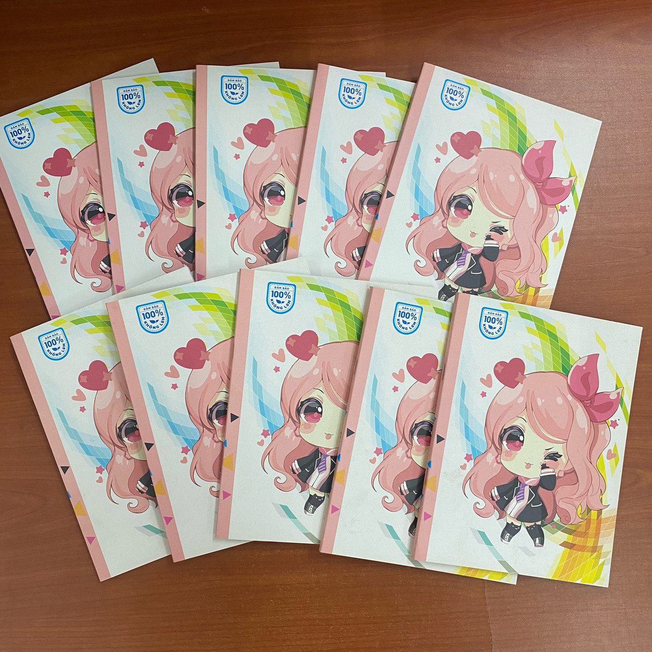 Tập Học Sinh Vanlangbooks 96 Trang (Định Lượng 100 - 4 Ôly) - Chibi Girl - Vanlangbooks
