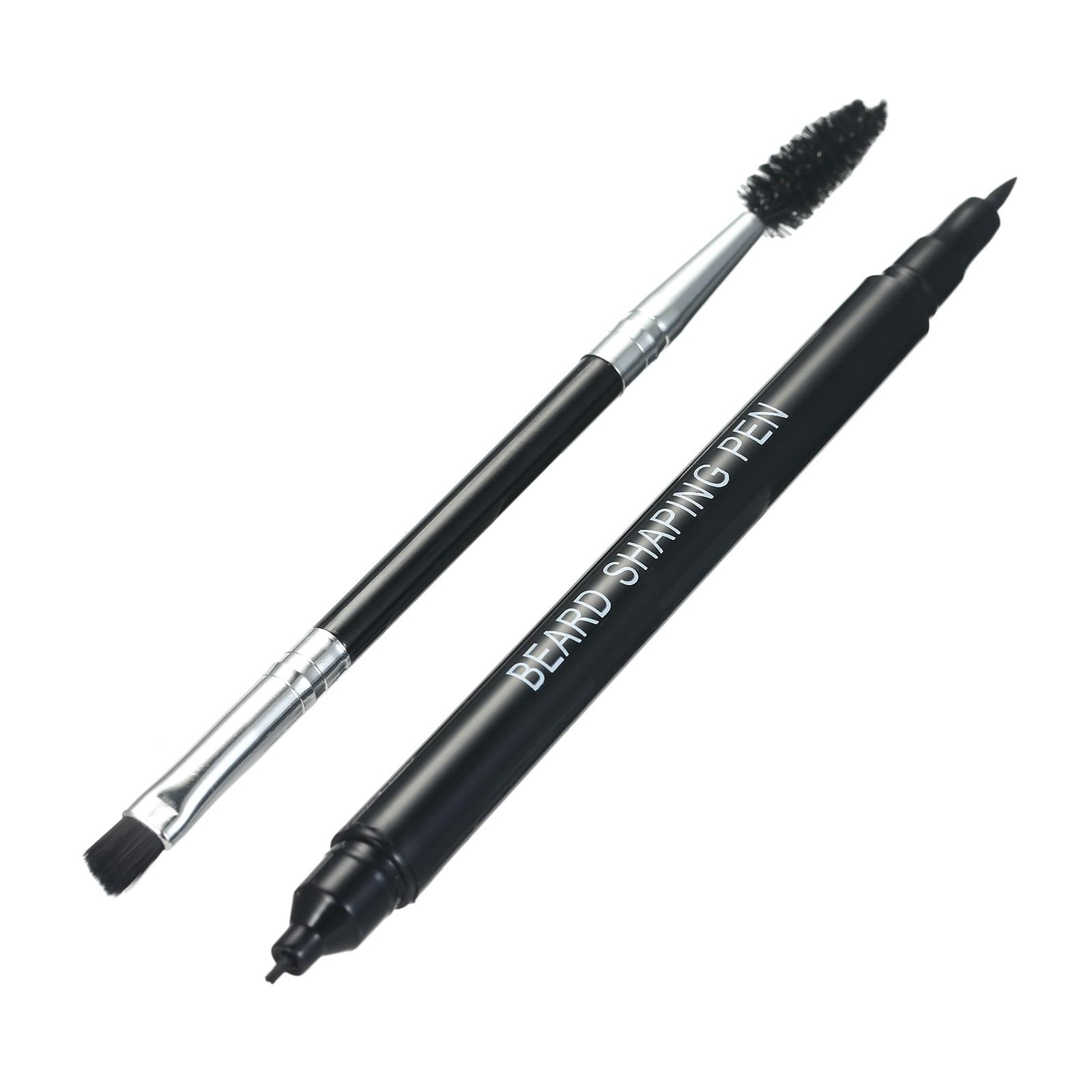 Bút vẽ râu cho nam giới thiết kế 2 đầu,sản phẩm Không thấm nước và chống mồ hôi