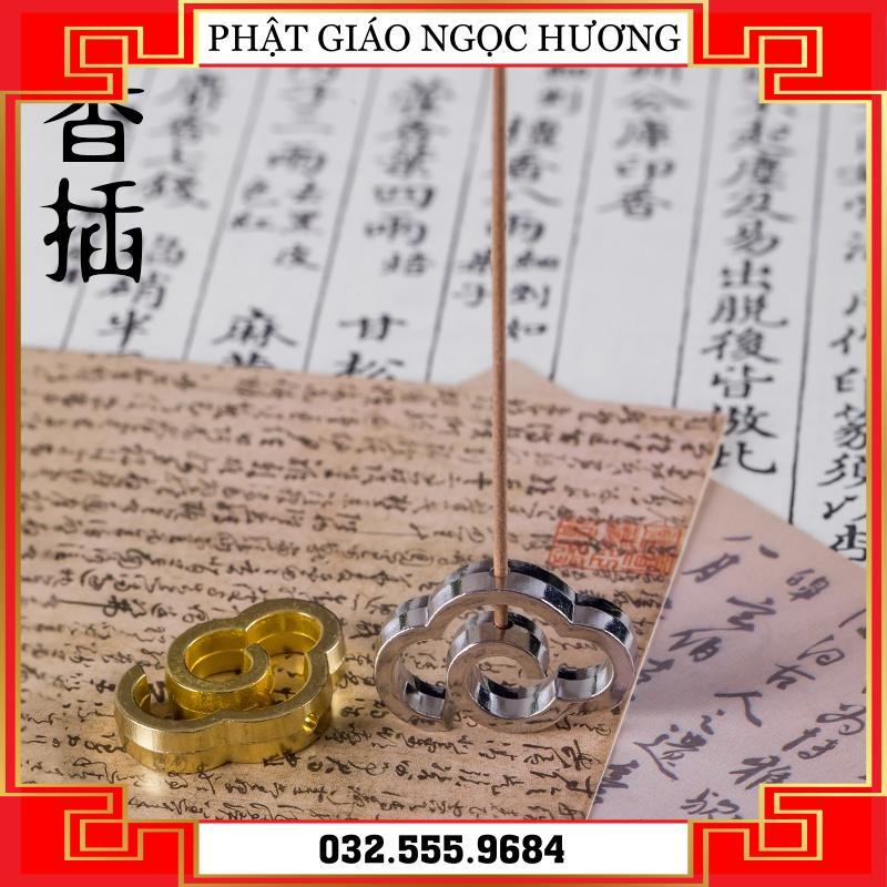 Đế để nhang - đế cắm nhang - đế cắm nhang bằng đồng