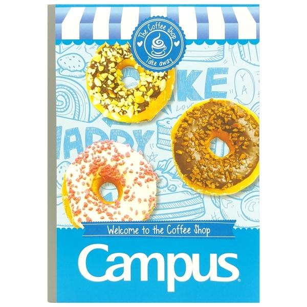 Combo 5 Tập Coffee Shop - B5 Kẻ Ngang Có Chấm 80 Trang ĐL 60g/m2 - Campus NB-BCOF80 (Mẫu Màu Giao Ngẫu Nhiên)