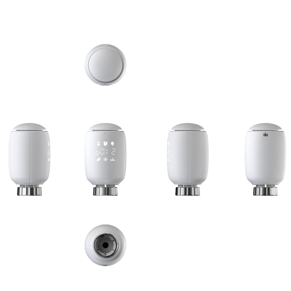 Tuya Zigbee3.0 Thermostatic Radiator Valve Temperature Controller Intelligent Radiator Actuator Support Voice Control Compatible with Alexa Google Assistant