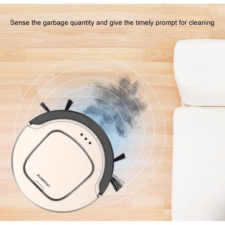 Robot hút bụi và lau nhà ISWEEP A6 tự nạp sạc khi pin yếu tiêu chuẩn CE - ShopToro - AsiaMart