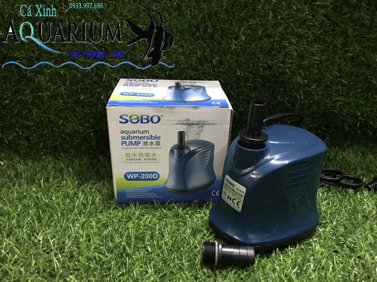 Máy bơm hút cặn đáy hồ cá SOBO WP 200D