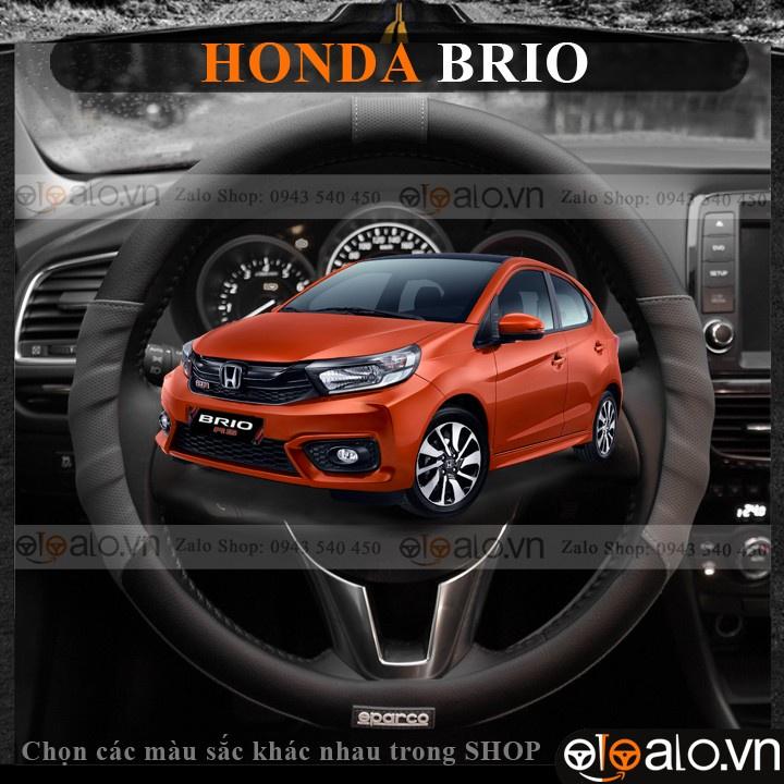 Bọc vô lăng dành cho xe Honda Brio Da Cao Cấp Mã SPAR