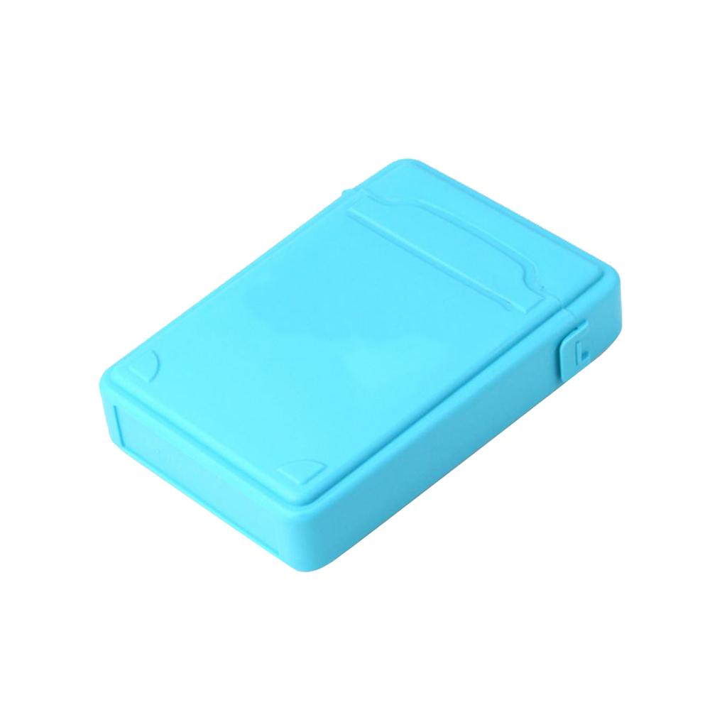 3.5" Dust-proof Box Case SSD HDD Hard Drive Disk Anti-Static Storage Pink