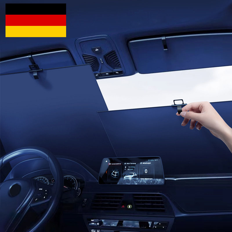 Combo 2 Rèm Che Nắng Treo Kính Lái Cách nhiệt, Chống Nắng Ô Tô AUTO SUNSHADE Germany