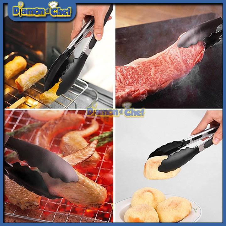 Kẹp thức ăn đầu nhựa bền đẹp 28cm