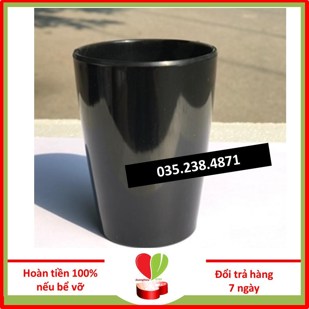 Cốc Phíp, Ly Nhựa Cao Cấp Melamine Đồ Nhà Hàng Nhà Bếp Màu Đen Sang Trọng