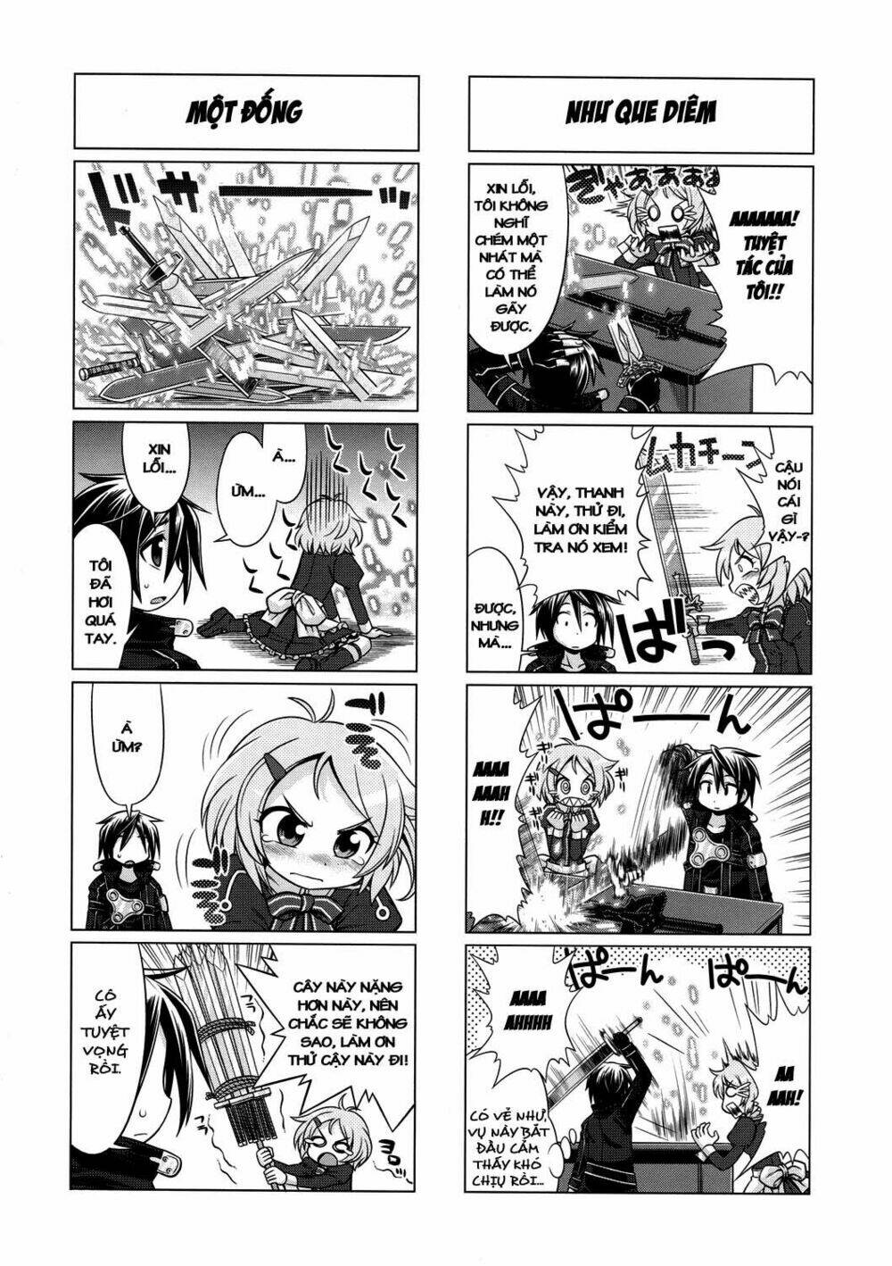swort art online - 4koma chapter 3 11