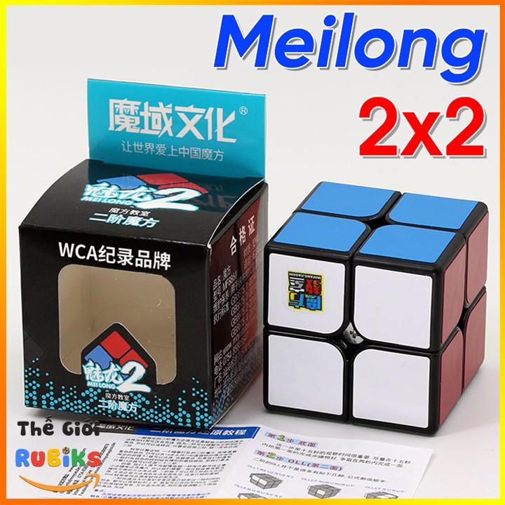 Combo Sỉ 10 Chiếc Rubik 2x2 Viền Đen Siêu Trơn, Đẹp