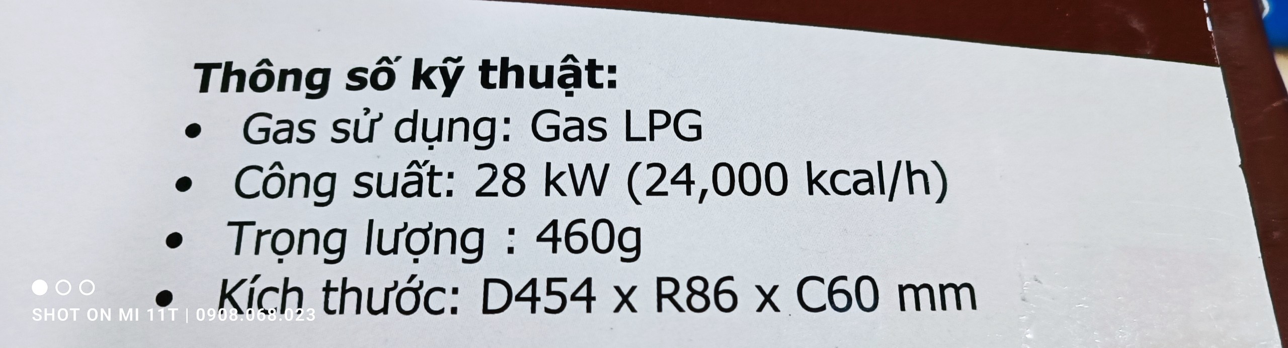 ĐÈN KHÒ GAS CÔNG NGHIỆP NA-203S/60 LOẠI NGẮN