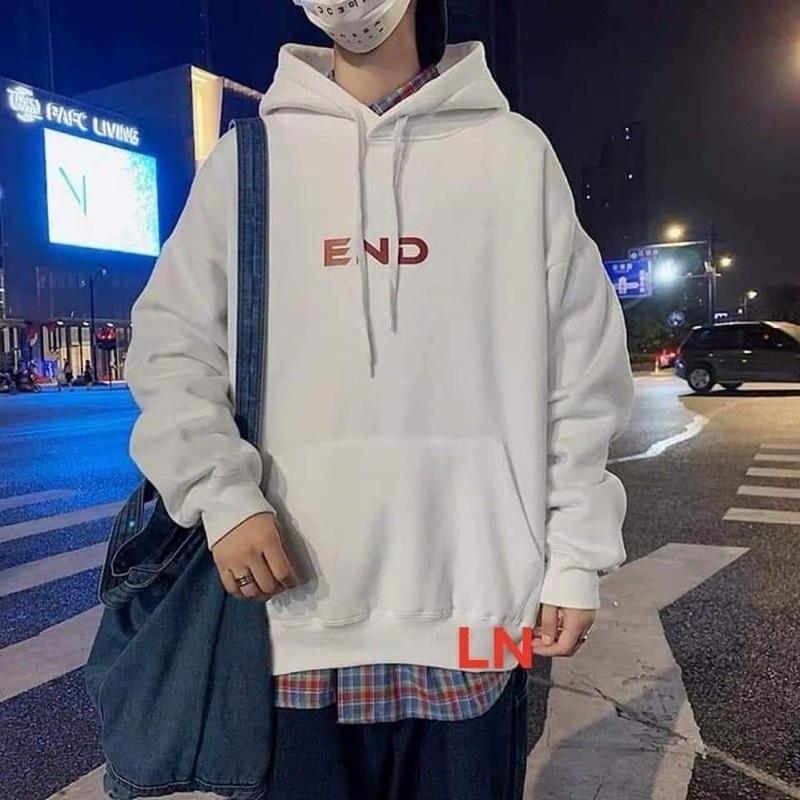 Áo hoodie END chữ in tay DA6