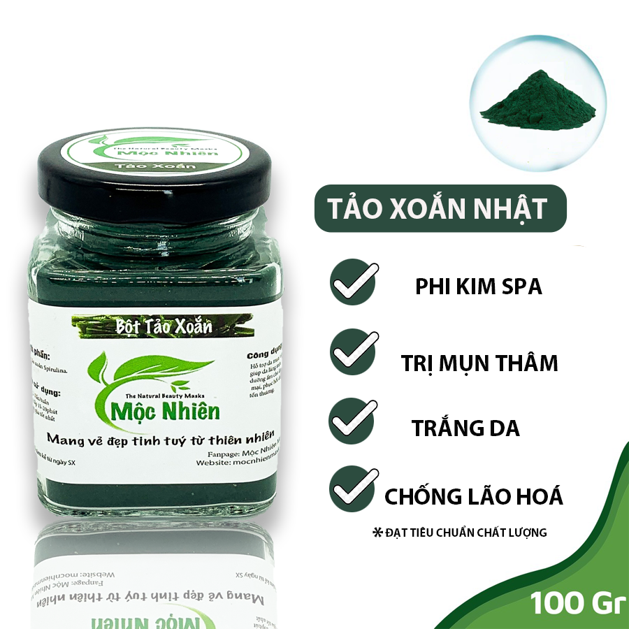 Bột Tảo Xoắn Nhật Bản SPIRULINA 100% nguyên chất