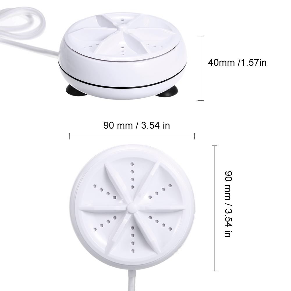 Mini Washing Machine Rotating Ultrasonics Washer Portable Personals Washing Machine Convenient Home Business Travel