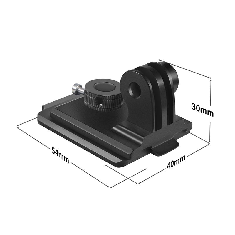 Mũ bảo hiểm xe máy bằng hợp kim nhôm Cố định đế gắn bộ chuyển đổi cho NVG cho GoPro 11/10 cho DJI Action /Insta360 Camera thể thao