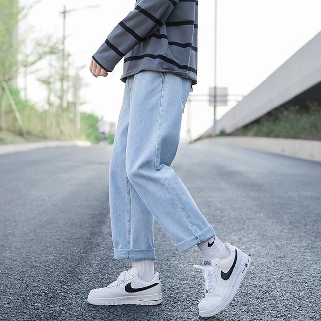 Quần Jean Baggy Ống Suông Rộng nam nữ TR03 - Phong cách HÀN QUỐC - PATADOSHOP