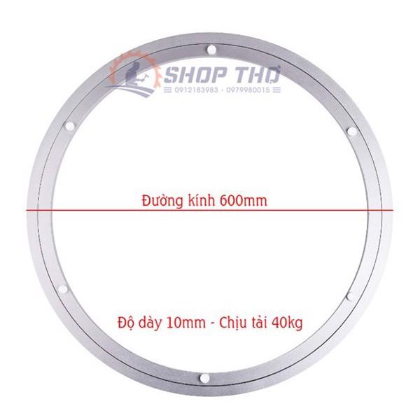 Phụ kiện mâm xoay bàn ăn cỡ 400, 500, 600mm