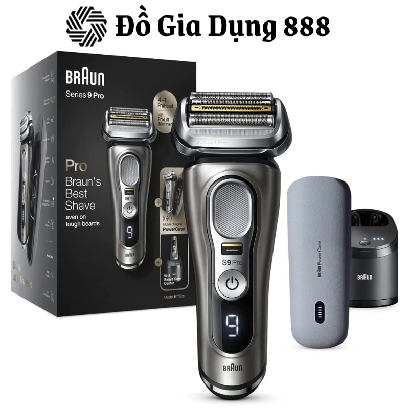 MÁY CẠO RÂU BRAUN SERIES 9 PRO 9475CC Hàng Chính Hãng