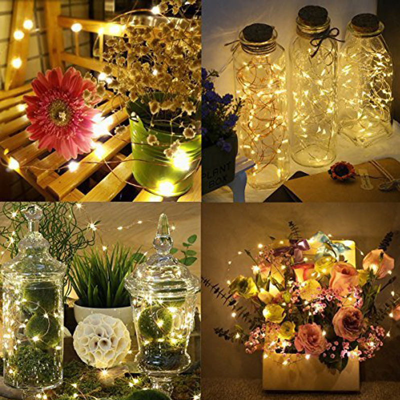 Đèn đom đóm Fairy Light chuỗi dây đồng trang trí