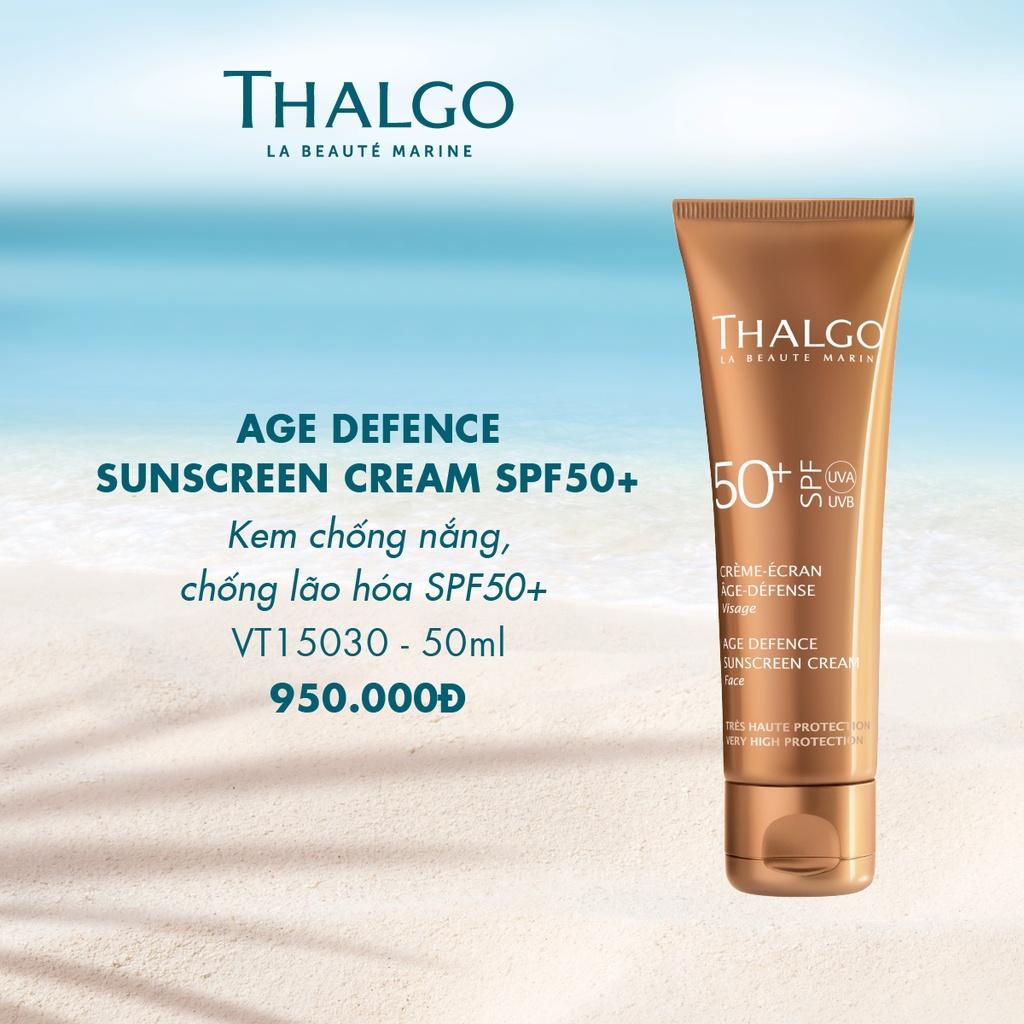 Kem chống nắng SPF50+ chống tia UVA &amp; UVB THALGO 50ml - Crème Ecran Age Défense SPF50+