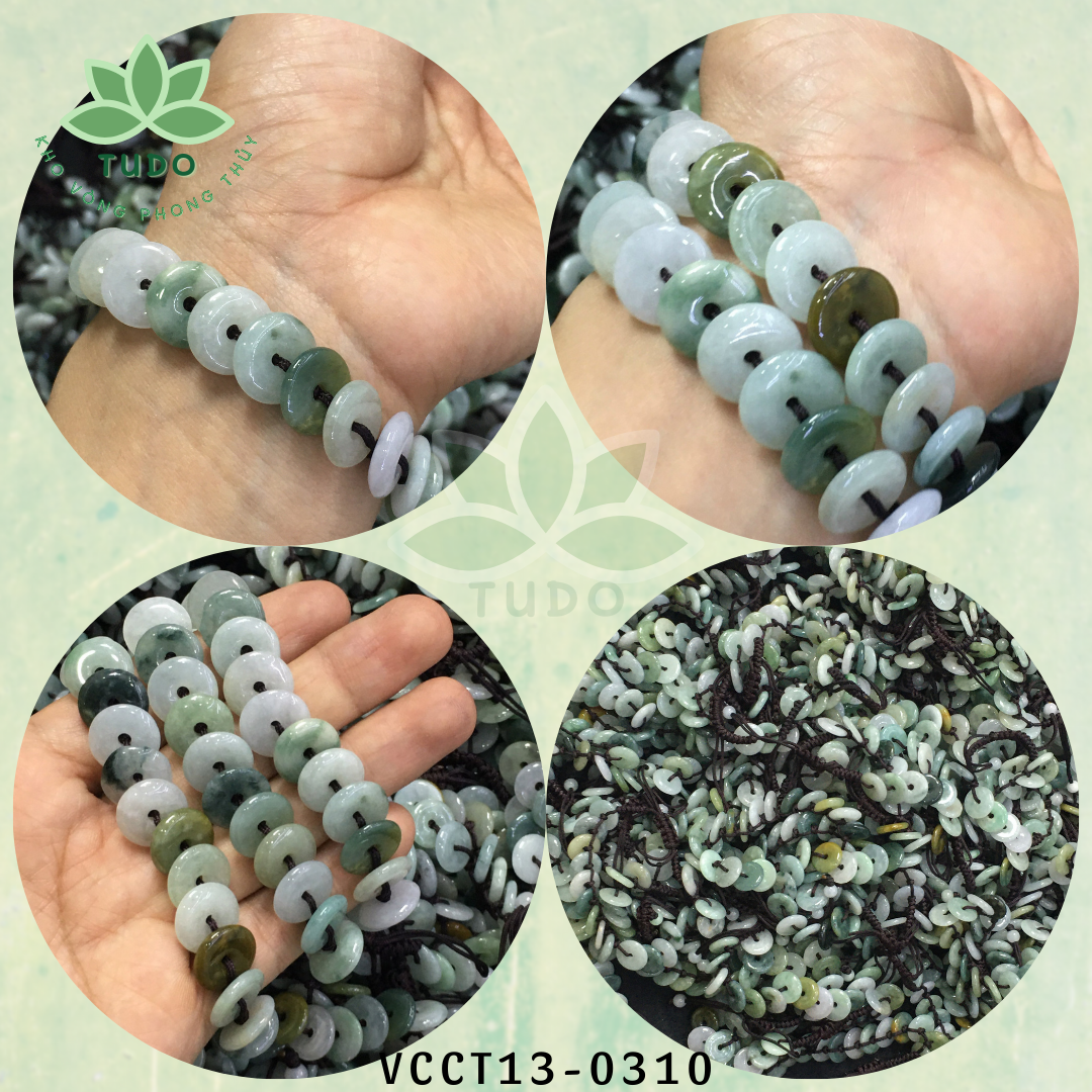 Vòng phong thủy TUDO cẩm thạch nữ